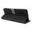 For TCL 50 5G Case RFID Blocking Folio Flip Leather Phone Wallet Cover with Hand Strap - Black - 4