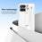For Google Pixel 9 Pro Fold 5G Case Kickstand Hinge PC Phone Cover with Tempered Glass Film, Stylus - White - 5