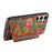 For Samsung Galaxy S24 Cases Kickstand PU+TPU+PC Floral Pattern Phone Cover Card Holder - Spring / Green - 2