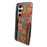 For Samsung Galaxy S24 Cases Kickstand PU+TPU+PC Floral Pattern Phone Cover Card Holder - Spring / Green - 4