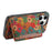 For iPhone 15 Pro Kickstand Case Card Holder PU+TPU+PC Phone Cover with Floral Pattern - Spring  /  Green - 2