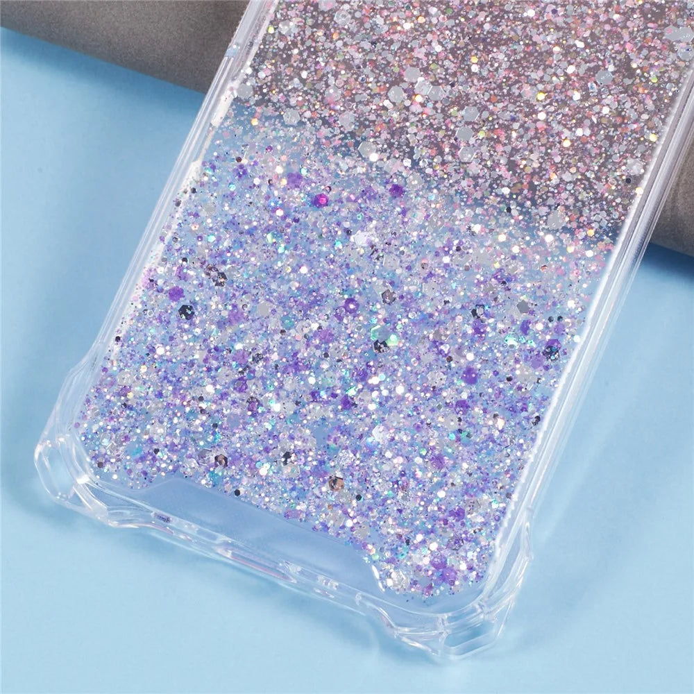 Case for Samsung Galaxy S24 TPU+Acrylic Dual-Color Cell Phone Back Protector Cover - Pink+Purple - 4