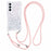 For Samsung Galaxy A54 5G   Phone Cases TPU+Acrylic Gradient Color Cover with Strap - Pink+Green - 1