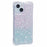 For iPhone 14 Plus Anti-scratch Cover TPU+Acrylic Dual-Color Gradient Phone Case - Pink+Green - 3
