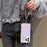 For iPhone 15 Pro Max Case Matte Laser Effect PC+TPU Pearls Heart Phone Cover with Hand Strap - Transparent - 4