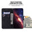 For TECNO Spark 20 Pro Case Geometry Phone Leather Cover with Wallet - Black - 3