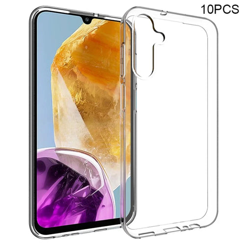 10Pcs / Set for Samsung Galaxy M15 5G / F15 5G Case Clear TPU Watermark Phone Protective Cover - 1