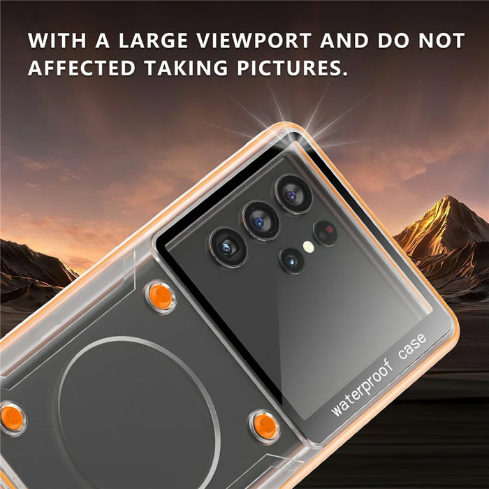 Universal IP68 Waterproof Case Phone Underwater Protection Cover for Phones Below 6.9-inch - White - 5