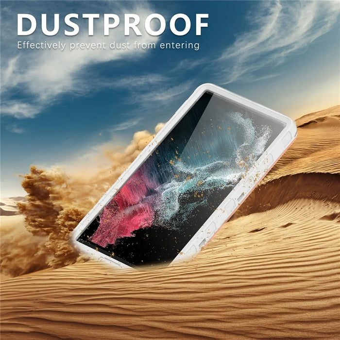 Universal IP68 Waterproof Case Phone Underwater Protection Cover for Phones Below 6.9-inch - White - 6