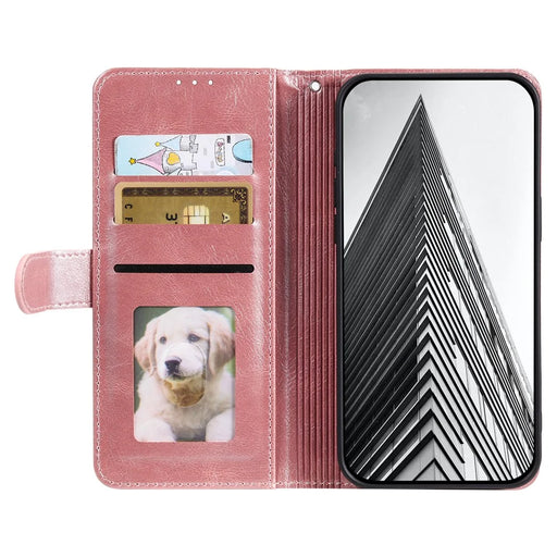 013 Style For iPhone 11 Case Leather Wallet Phone Cover with 6 Card Slots - Rose Gold - 2