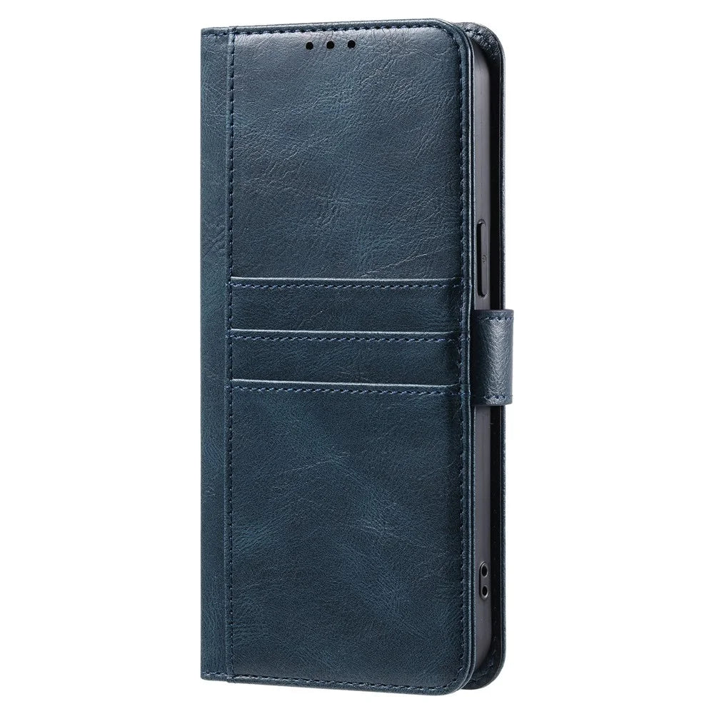 013 Style For iPhone 14 Case Leather 6 Card Holders Phone Wallet Cover - Blackish Green - 7