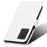 For TCL 501 Wallet Case Diamond Texture PU Leather Phone Cover with Stand - White - 4
