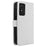 For TCL 501 Wallet Case Diamond Texture PU Leather Phone Cover with Stand - White - 7