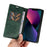 YIKATU YK-006 For iPhone 13 Wallet Case Anti-Scratch Leather Phone Cover - Green - 5