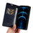 YIKATU YK-006 For iPhone 13 Pro Max Wallet Case Magnetic Closure Leather Phone Cover - Navy Blue - 2