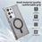 For Samsung Galaxy S24 Ultra Magnetic Case PC+TPU Phone Cover - Grey - 5