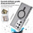 For Samsung Galaxy S24 Ultra Magnetic Case PC+TPU Phone Cover - Grey - 6