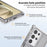 For Samsung Galaxy S24 Ultra Magnetic Case PC+TPU Phone Cover - Grey - 7