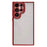 For Samsung Galaxy S24 Ultra TPU Case Rhinestones Decor Phone Protective Cover - Red - 1