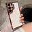 For Samsung Galaxy S24 Ultra TPU Case Rhinestones Decor Phone Protective Cover - Red - 2