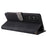 For Sony Xperia 1 VI Leather Case RFID Blocking Wallet Cover with Wrist Strap - Black - 4