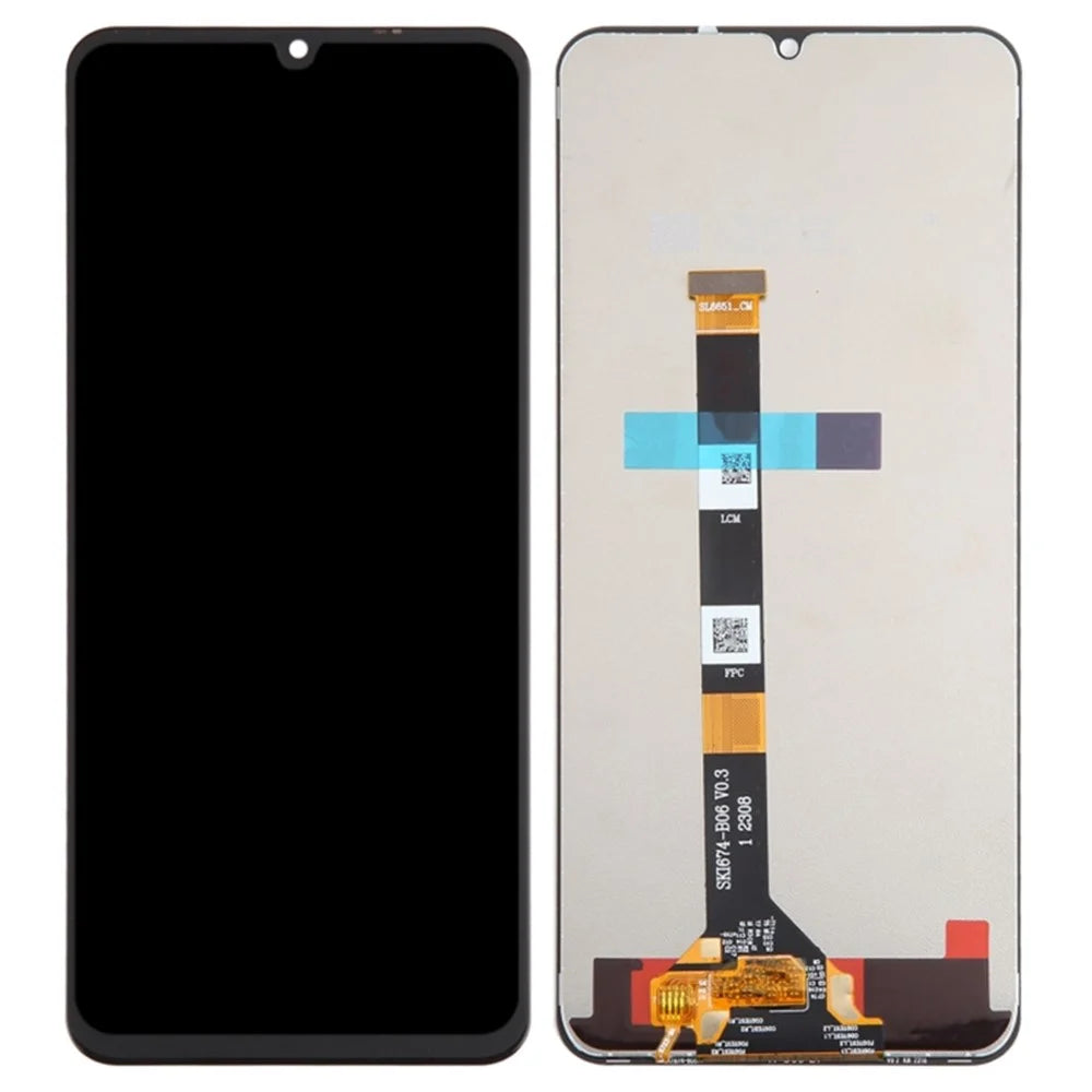 For Realme C53 (Global) / Narzo N53 4G / C51 / C60 / Note 50 4G Grade B LCD Screen and Digitizer Assembly Replacement Part (Without Logo) - 1