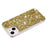 For iPhone 15 Back Protector Case Sparkle Epoxy Cell Phone TPU Cover - Gold - 2