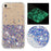 For iPhone 6 / 7 / 8 / SE (2022) / SE (2020) / SE (1st Generation) Cases Anti-Scratch Epoxy Luminous TPU Phone Shell - Purple - 1
