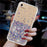 For iPhone 6 / 7 / 8 / SE (2022) / SE (2020) / SE (1st Generation) Cases Anti-Scratch Epoxy Luminous TPU Phone Shell - Purple - 7