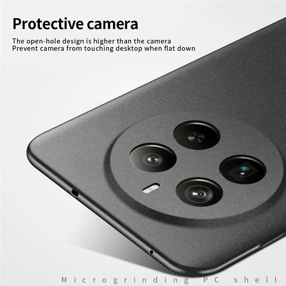 MOFI Shield Matte Series for Realme 12 Pro 5G / 12 Pro+ 5G Case PC Phone Back Cover - Black - 4