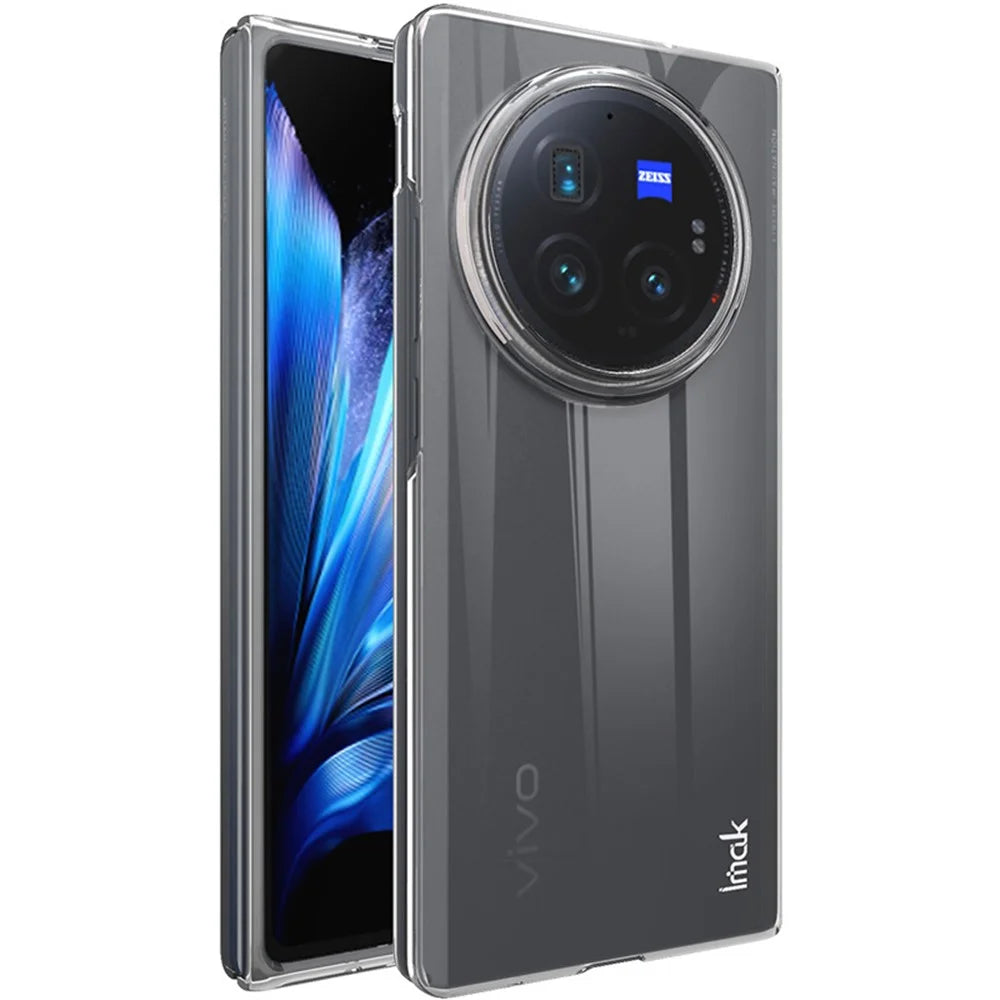 IMAK Crystal Case II Pro for vivo X Fold3 Pro Case Two-Piece PC Clear Phone Shell (Upper Cover+Lower Cover) - 4