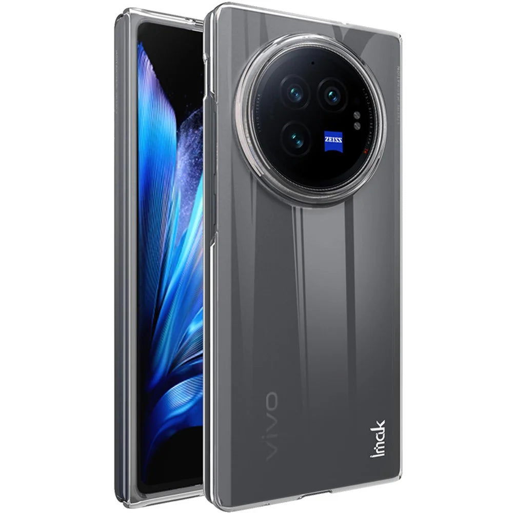 IMAK Crystal Case II Pro for vivo X Fold3 Clear Case Two-Piece PC Phone Cover (Upper Cover+Lower Cover) - 4