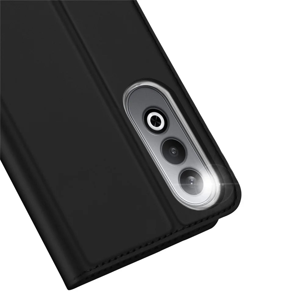 DUX DUCIS Skin Pro Series For OnePlus Nord CE4 5G / Oppo K12 Flip Phone Case with Stand and Card Slot - Black - 4