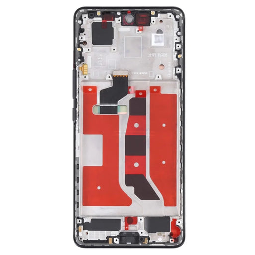 For Honor 50 OEM Grade S OLED Screen and Digitizer Assembly + Frame (without Logo) - Black - 2