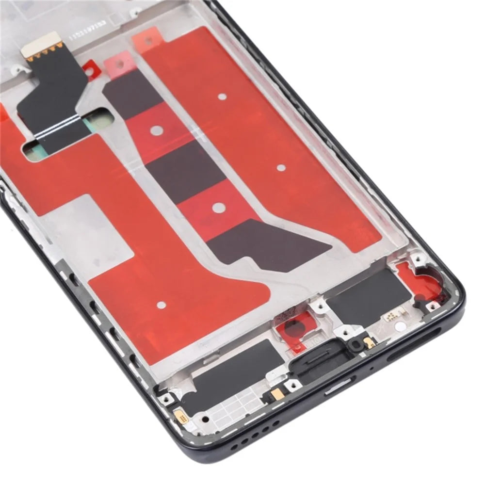 For Honor 50 OEM Grade S OLED Screen and Digitizer Assembly + Frame (without Logo) - Black - 5