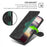 For TECNO Pova 6 Pro 5G Leather Wallet Cover Smart Phone Case   - Black - 5