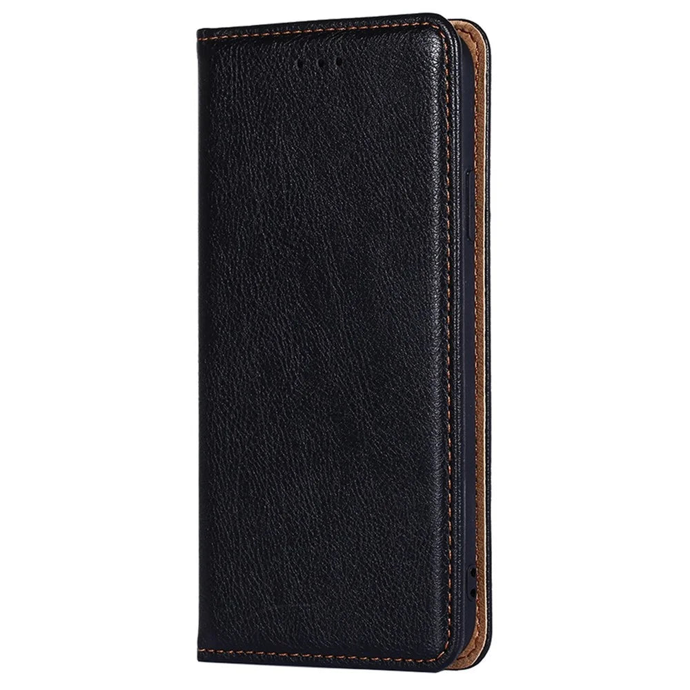 For TECNO Spark 20 Pro+ Leather Wallet Case Phone Accessories Distributors - Black - 7