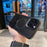 For iPhone 12 Pro Max Case PC+TPU Phone Cover Cooling Kickstand Compatible with MagSafe - Black - 1