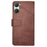 IDEWEI For vivo Y03 Leather Case Calf Texture Wallet Phone Cover Mobile Accessories   - Brown - 5