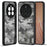 IBMRS For Realme 12 4G / 12+ 5G Case Drop-Resistant TPU+PC Cell Phone Shell - Grid Camouflage - 1