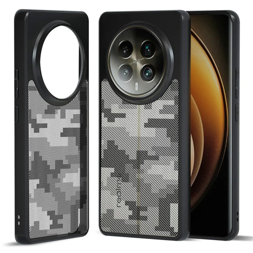 IBMRS For Realme 12 Pro 5G / 12 Pro+ 5G Case TPU+PC Cover Phone Accessories Distributors - Grid Camouflage - 1