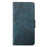 IDEWEI For Realme Note 50 4G Case Scratch-resistant Wallet Calf Texture Phone Cover - Blue - 4