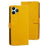 IDEWEI For Realme Note 50 4G Case Crazy Horse PU Leather Wallet Anti-scratch Phone Cover - Yellow - 1