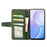 IDEWEI For Realme C65 4G Case Scratch-resistant Wallet Calf Texture Leather Phone Cover - Green - 2