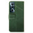 IDEWEI For Realme C65 4G Case Scratch-resistant Wallet Calf Texture Leather Phone Cover - Green - 5