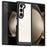 For Samsung Galaxy Z Fold6 5G Case Protective TPU+Acrylic Phone Mobile Parts   - Black - 1