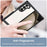 For Samsung Galaxy Z Fold6 5G Case Protective TPU+Acrylic Phone Mobile Parts   - Black - 5