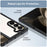 For Samsung Galaxy Z Fold6 5G Case Protective TPU+Acrylic Phone Mobile Parts   - Black - 6