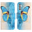 For Samsung Galaxy M15 5G / F15 5G Pattern Printing Wallet Case PU Leather Phone Cover - Butterfly - 1