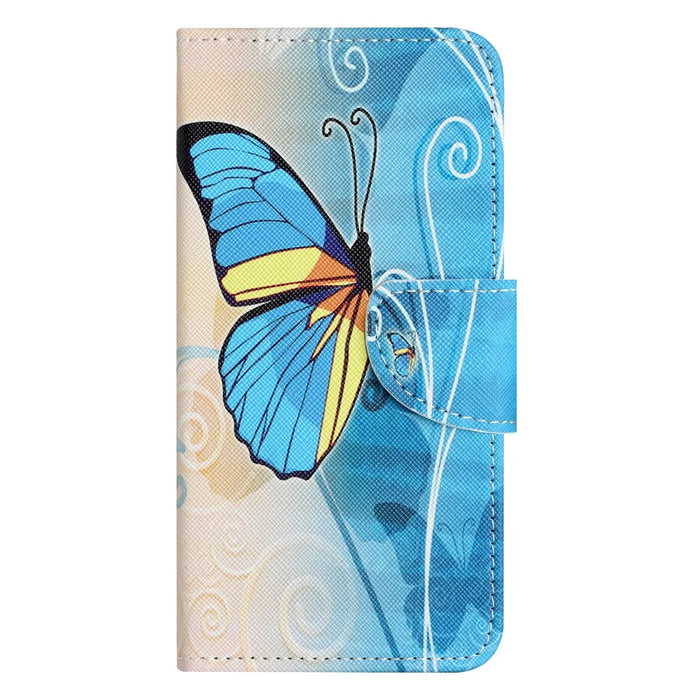 For Samsung Galaxy M15 5G / F15 5G Pattern Printing Wallet Case PU Leather Phone Cover - Butterfly - 4
